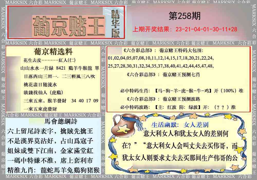 258期葡京赌王（正版）[图]