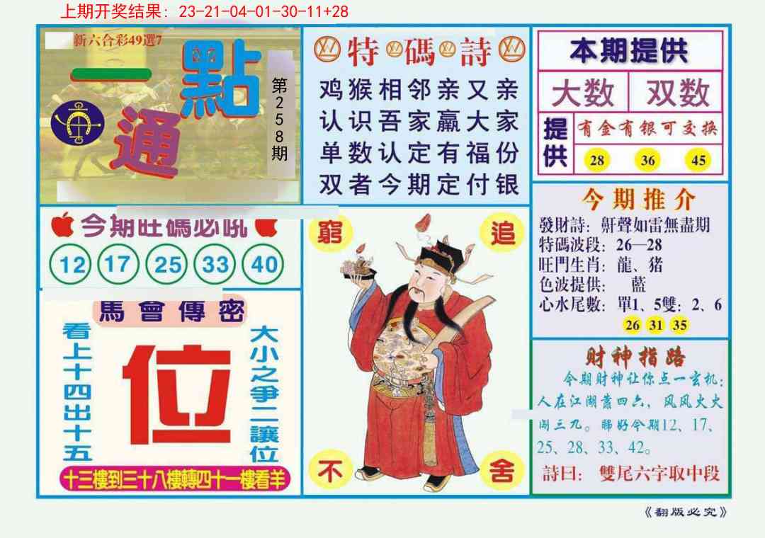 258期一点通[图]