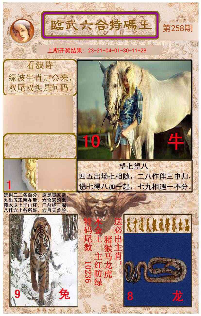 258期临武六合特码王[图]