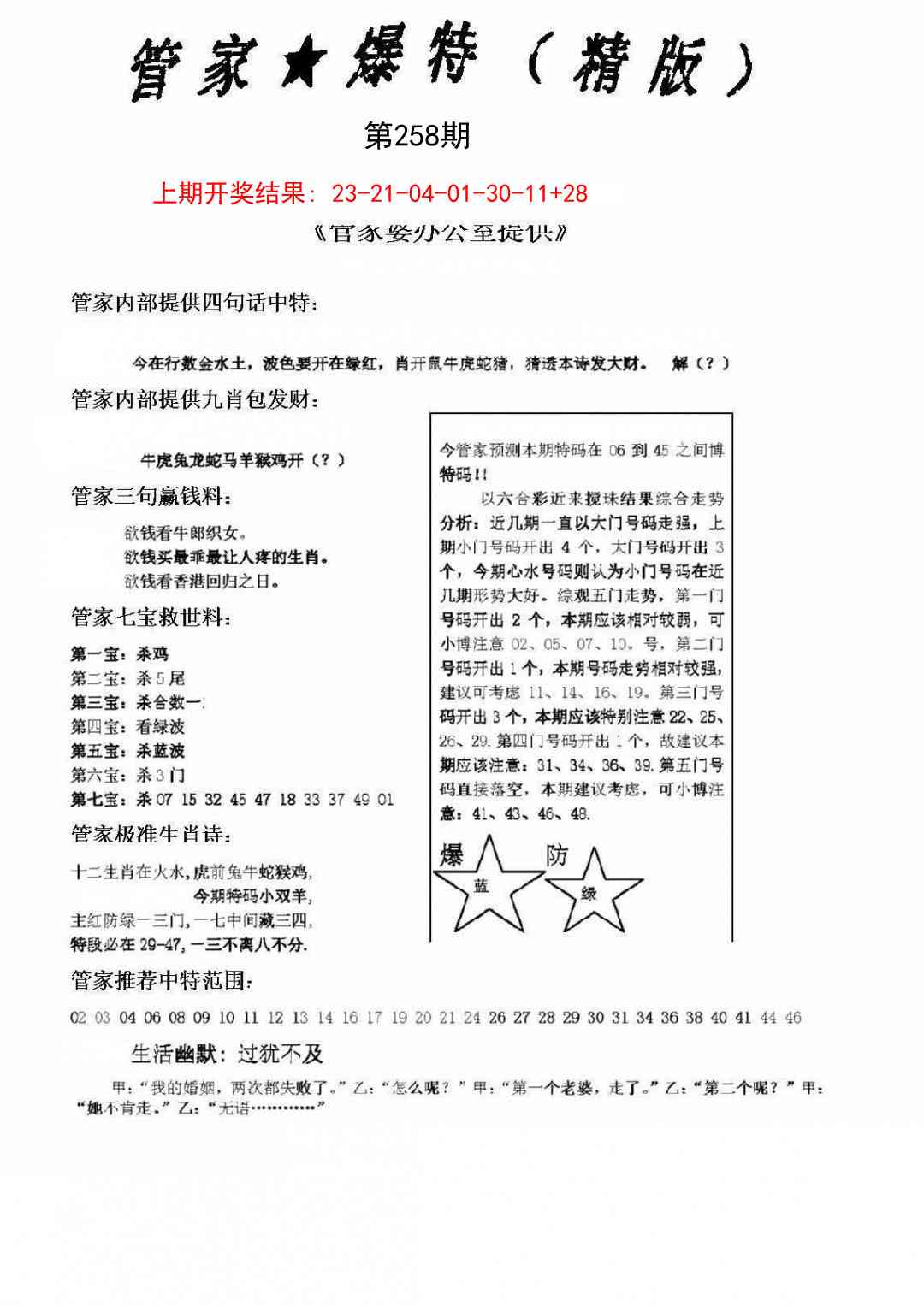 258期管家爆特精版[图]