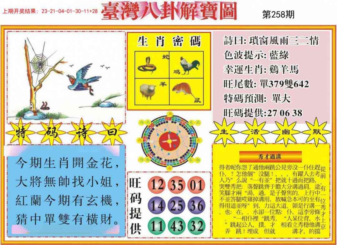 258期台湾八卦解宝图[图]