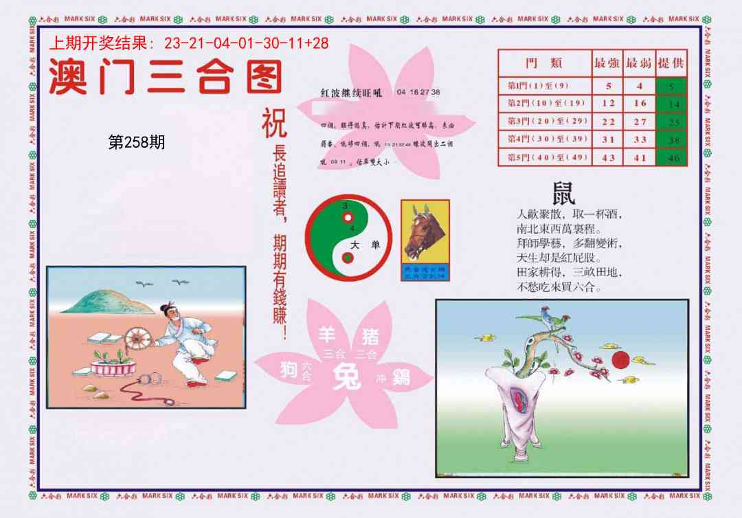 258期4-澳门三合[图]