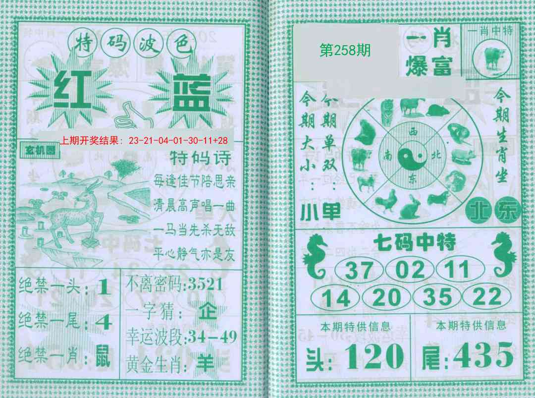 258期一肖爆富[图]