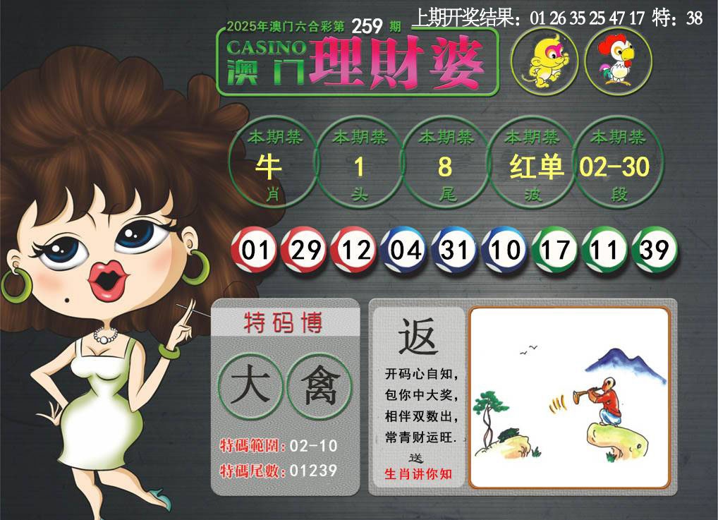 259期澳门理财婆[图]