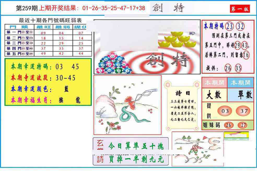 259期九龍创特A(推荐)[图]