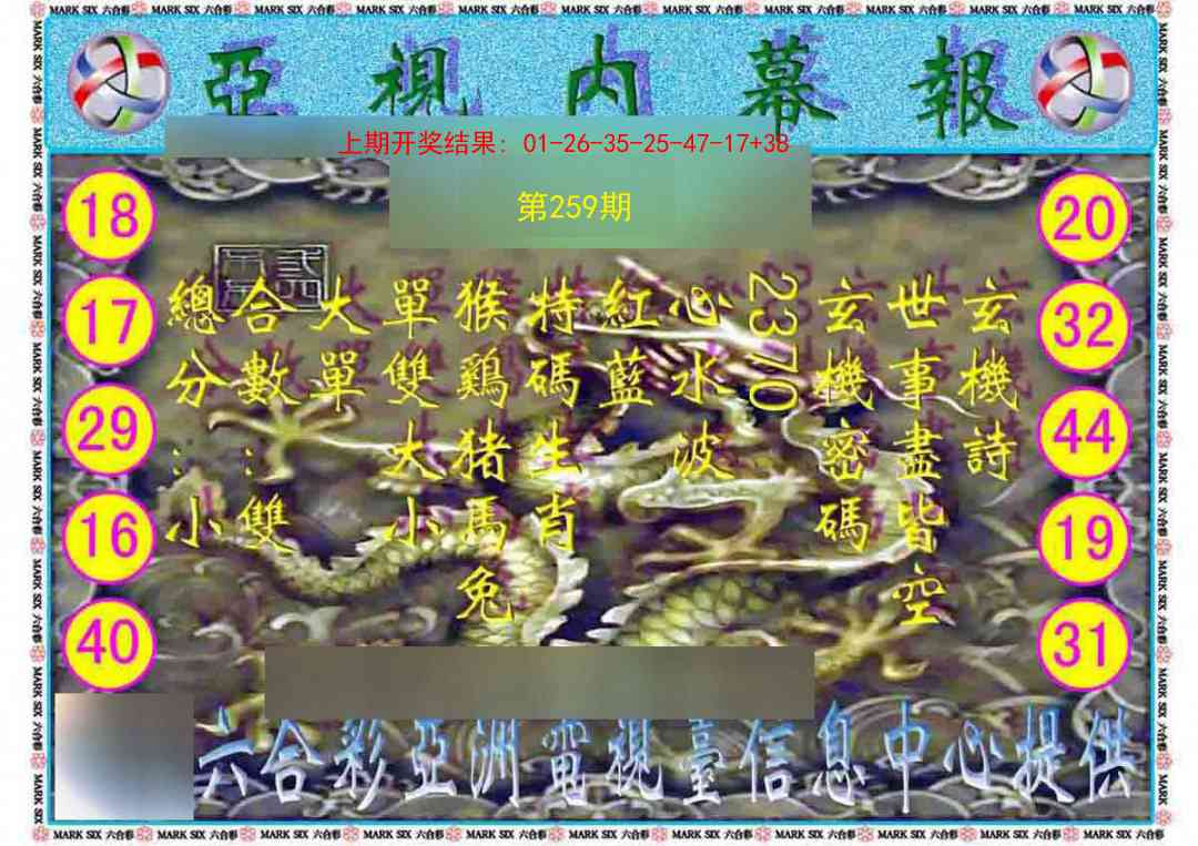 259期亚视内幕报[图]