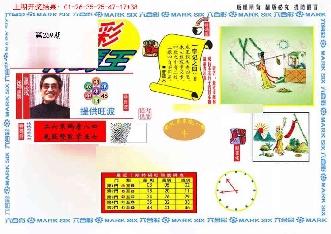 259期特码王(信封)[图]