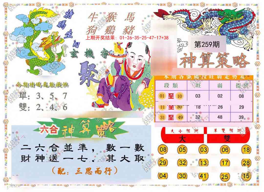 259期神算策略[图]