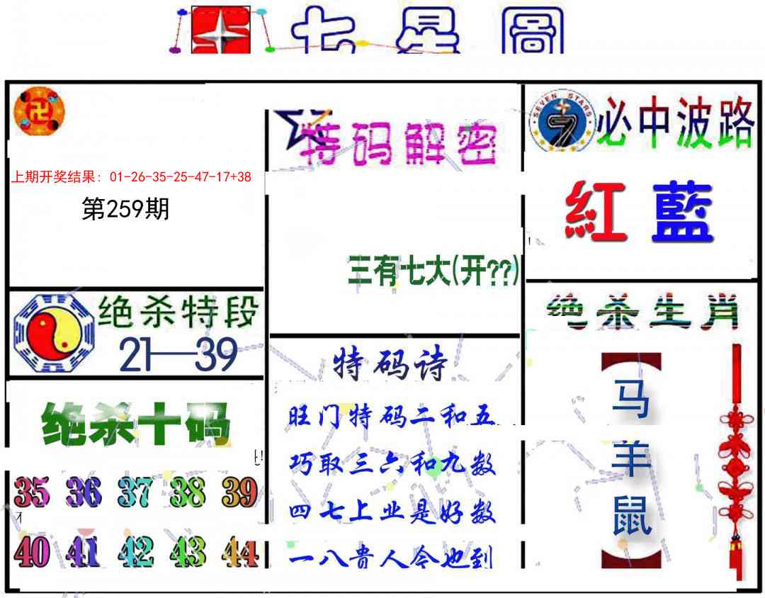 259期七星图B[图]