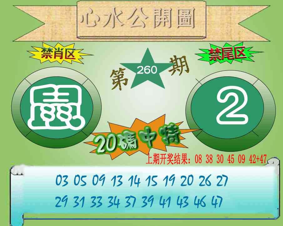 260期心水公开图[图]