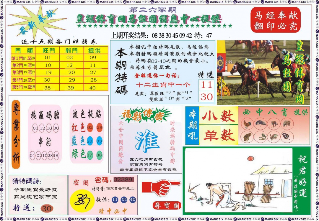 260期体育网马经图[图]