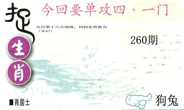 260期捉生肖[图]