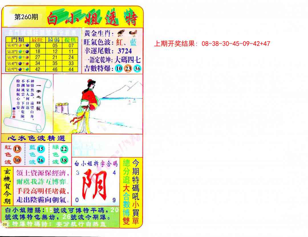 260期白小姐透特[图]