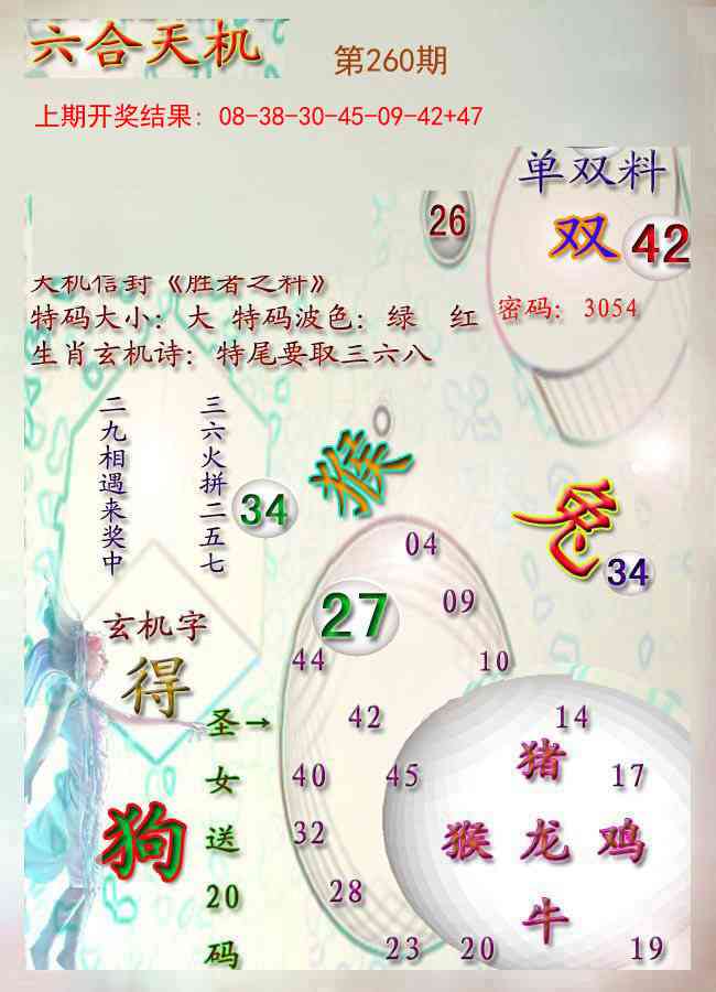 260期天机报[图]