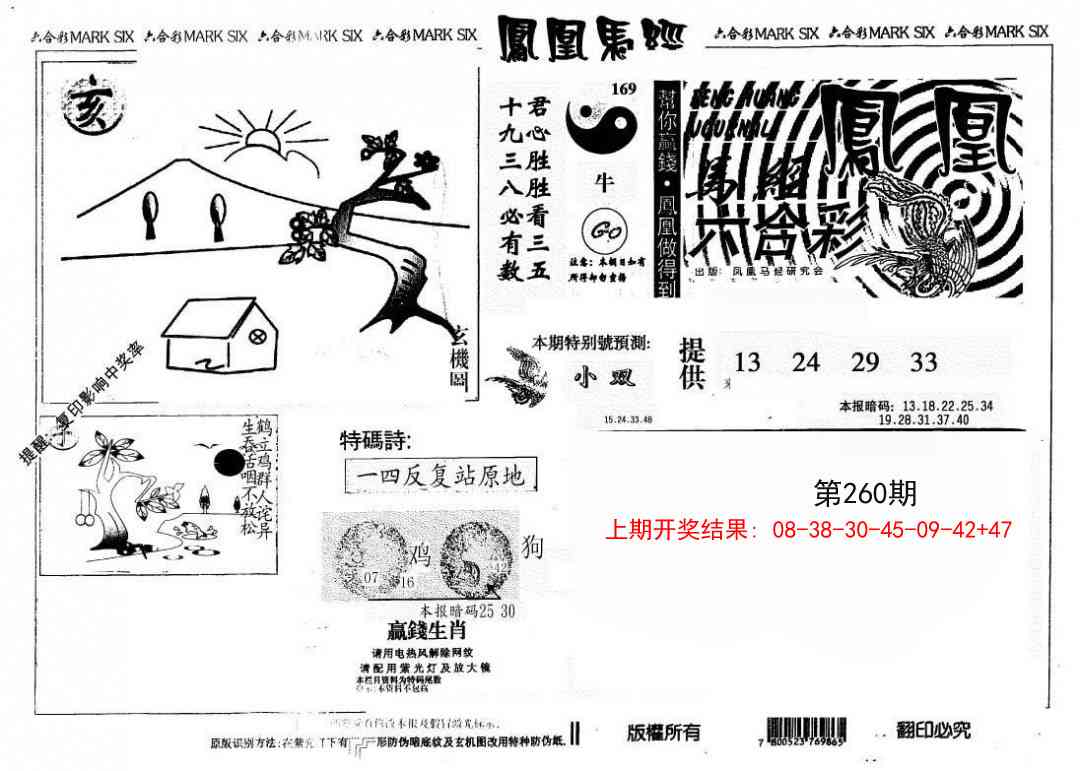 260期另版凤凰马经[图]