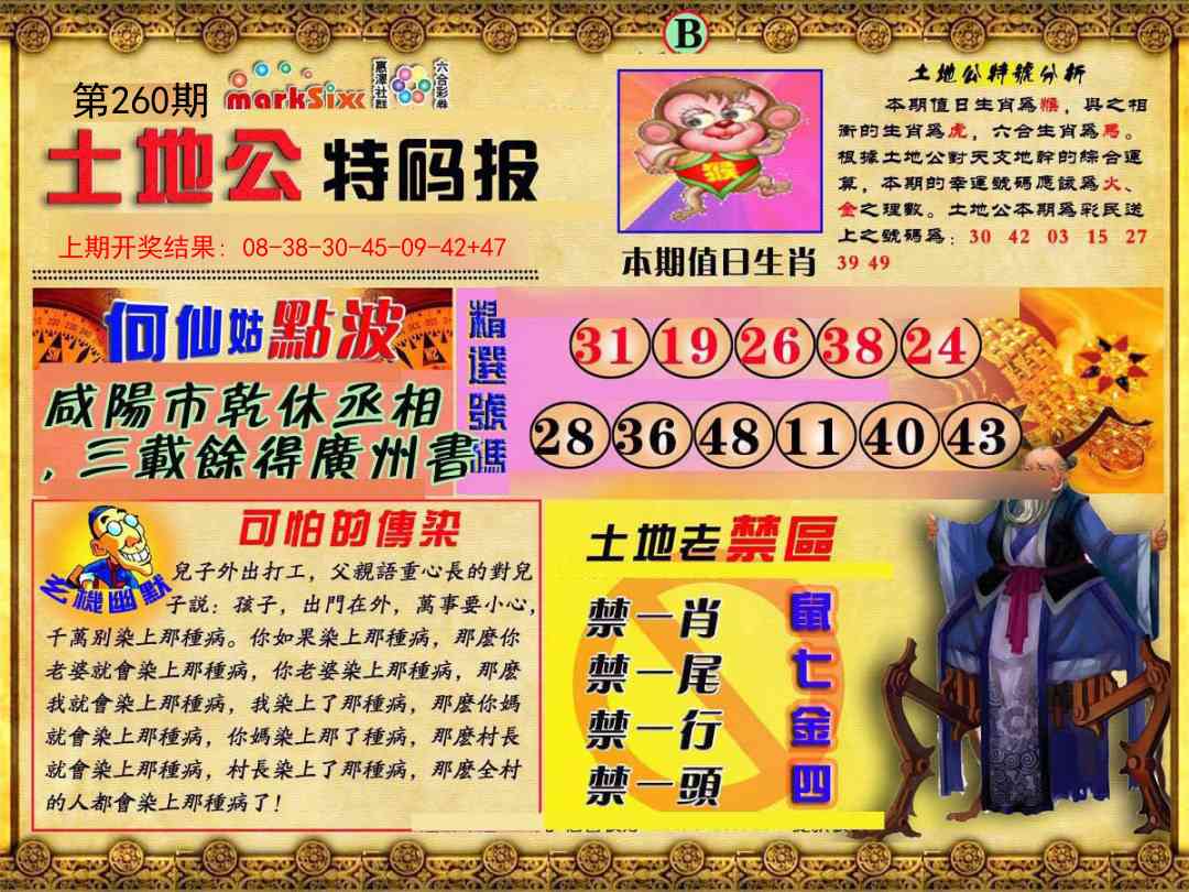 260期土地公特码报B[图]