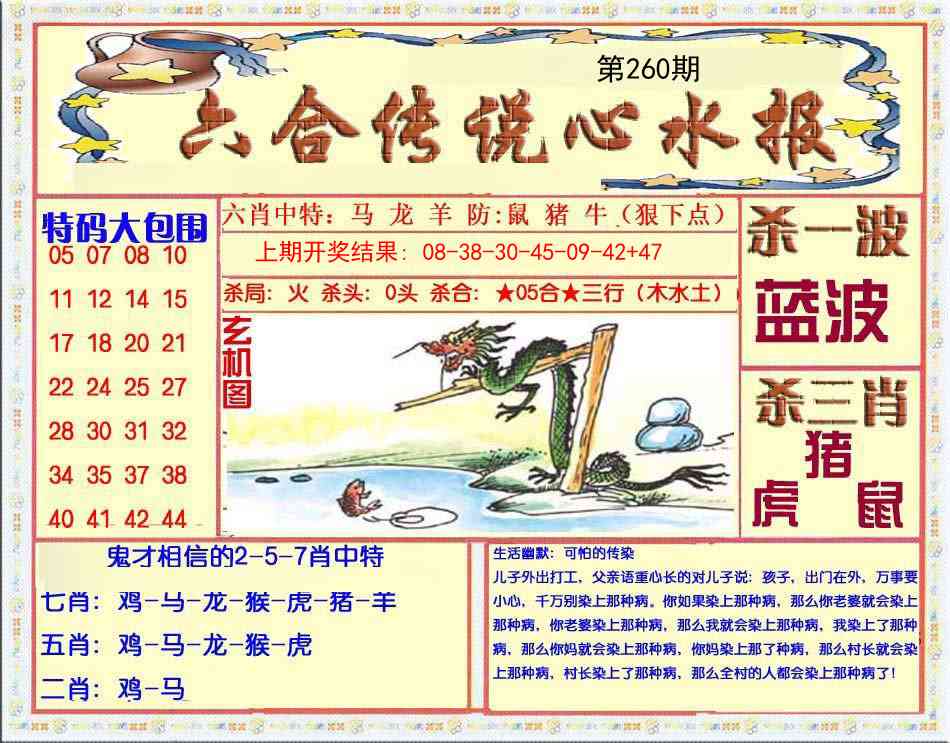 260期六合传说(心水版)[图]