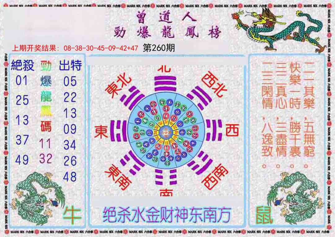 260期曾道人劲爆龙凤榜[图]