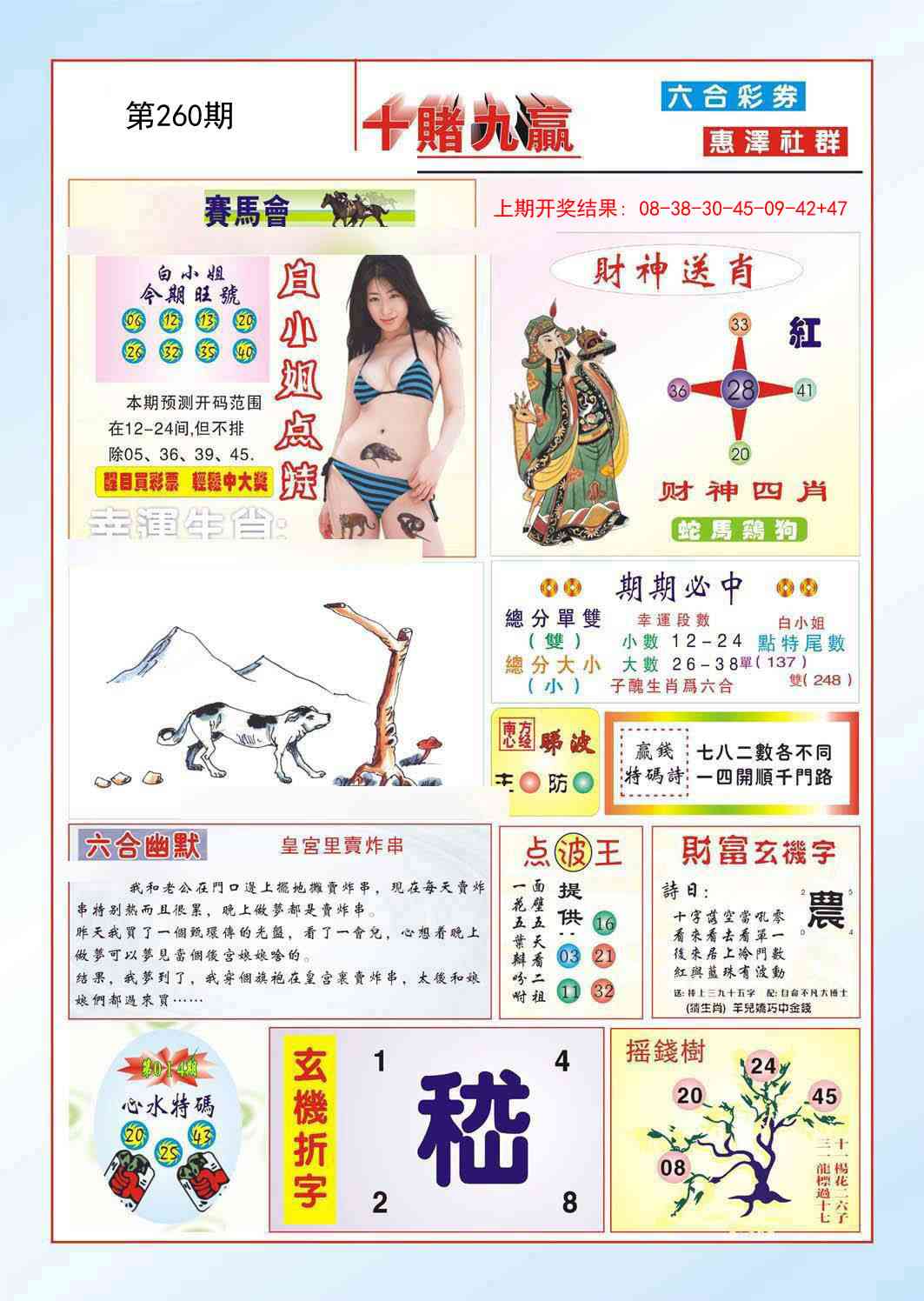 260期十赌九羸[图]
