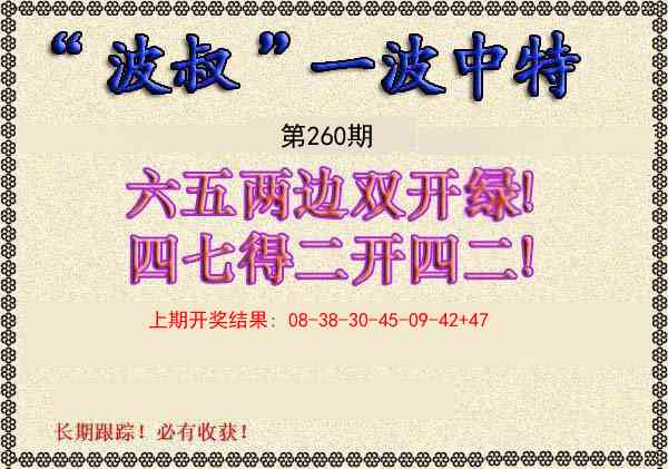 260期波叔一波中特[图]
