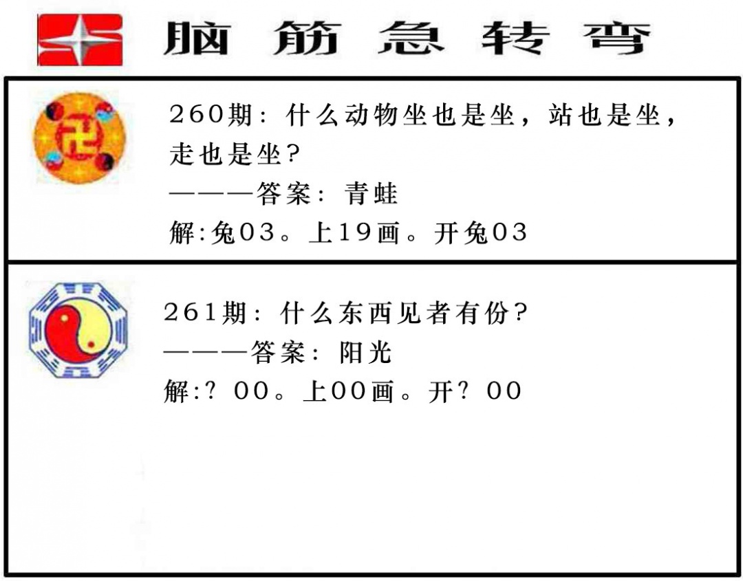 261期脑筋急转弯[图]