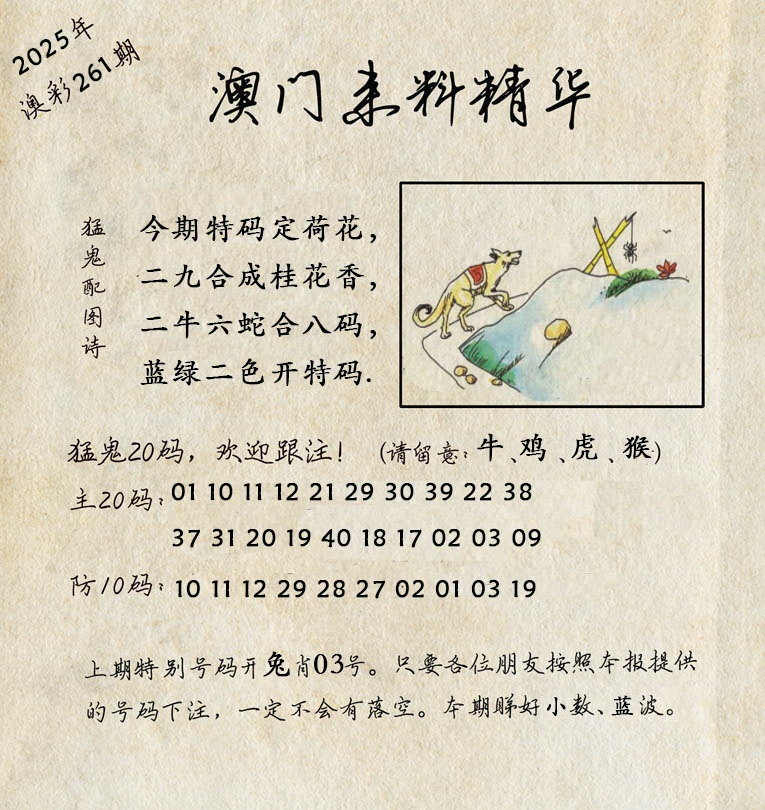 261期澳门来料精华[图]
