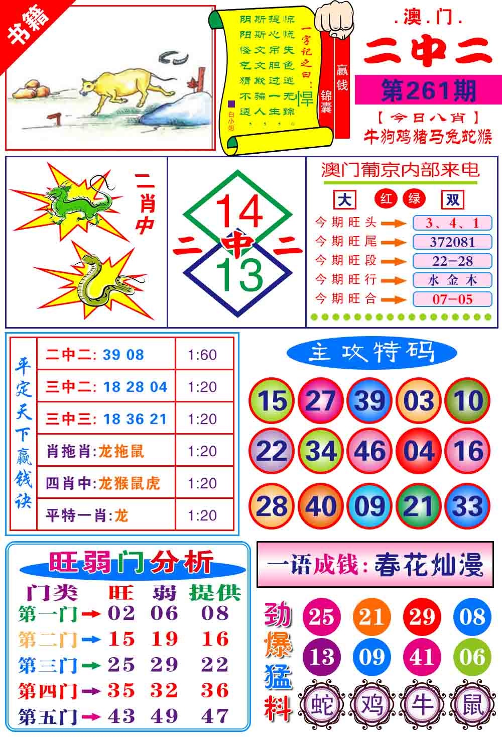 261期澳门平天下[图]