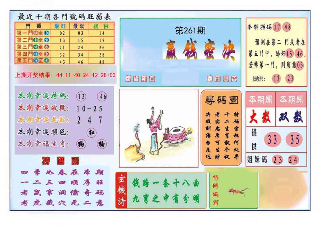 261期九龍赢钱密决(推荐)[图]