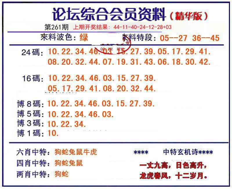 261期综合会员资料[图]