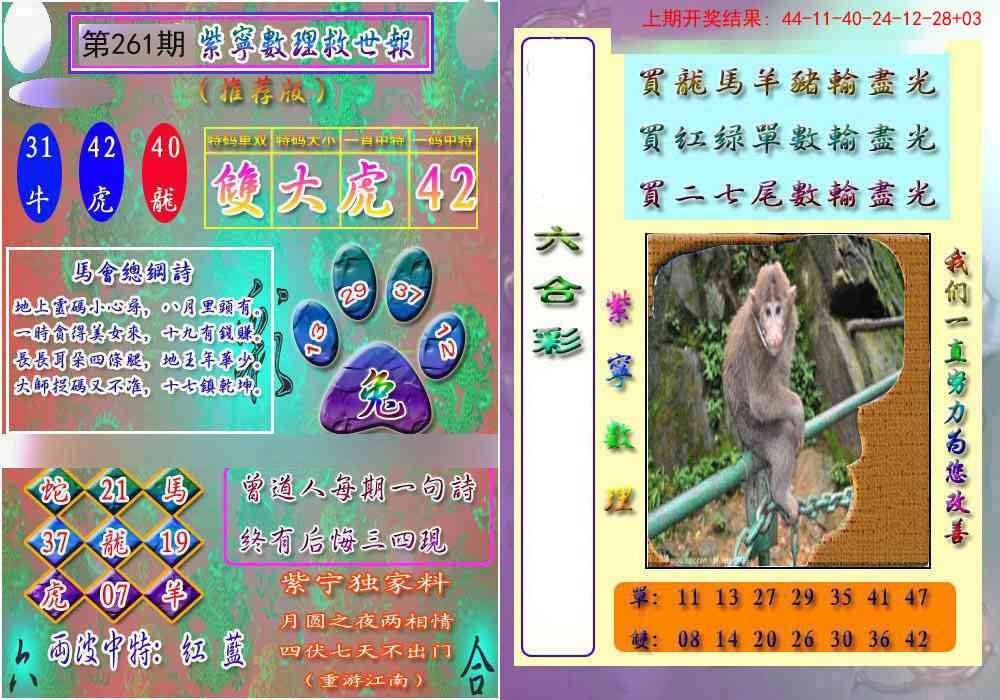 261期数理救世报[图]