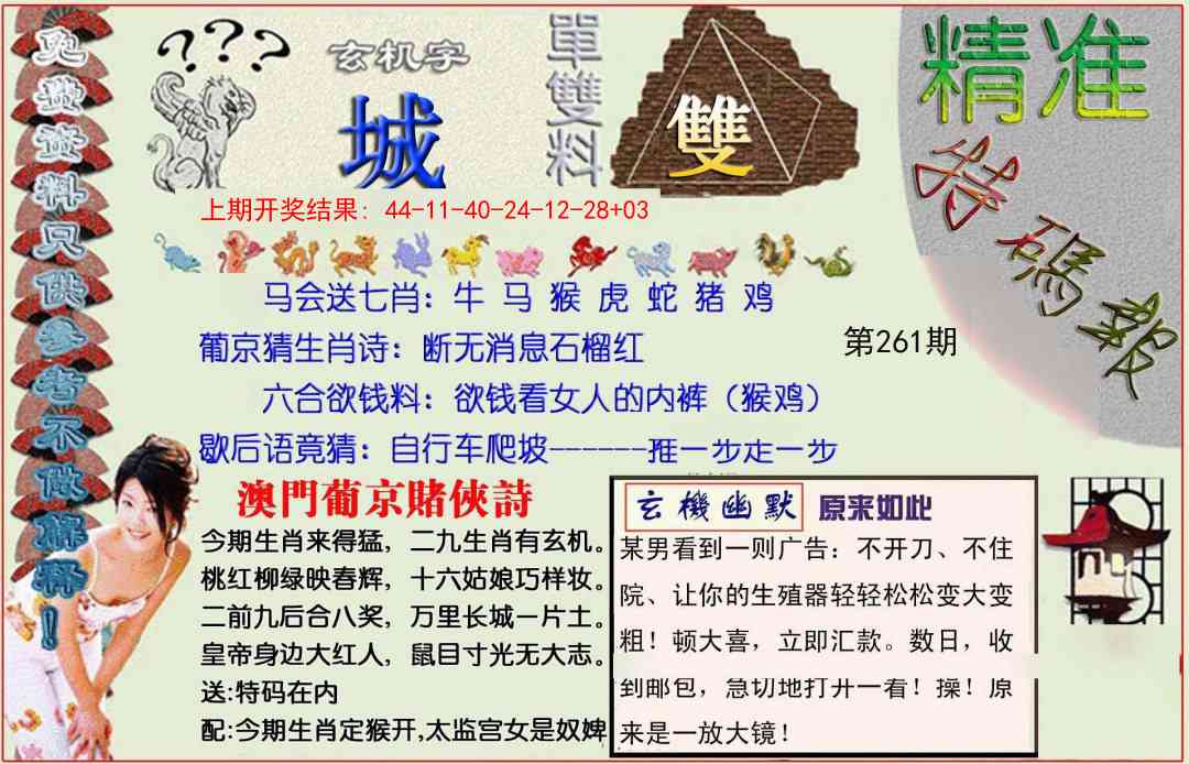 261期精准<特碼報>[图]