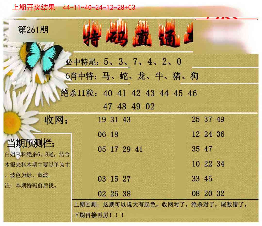 261期特码直通车[图]