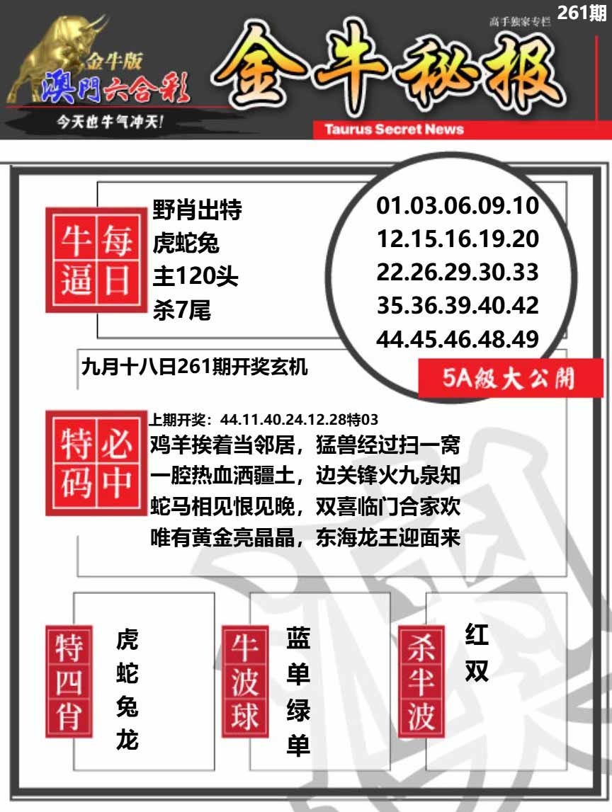261期金牛秘报A[图]
