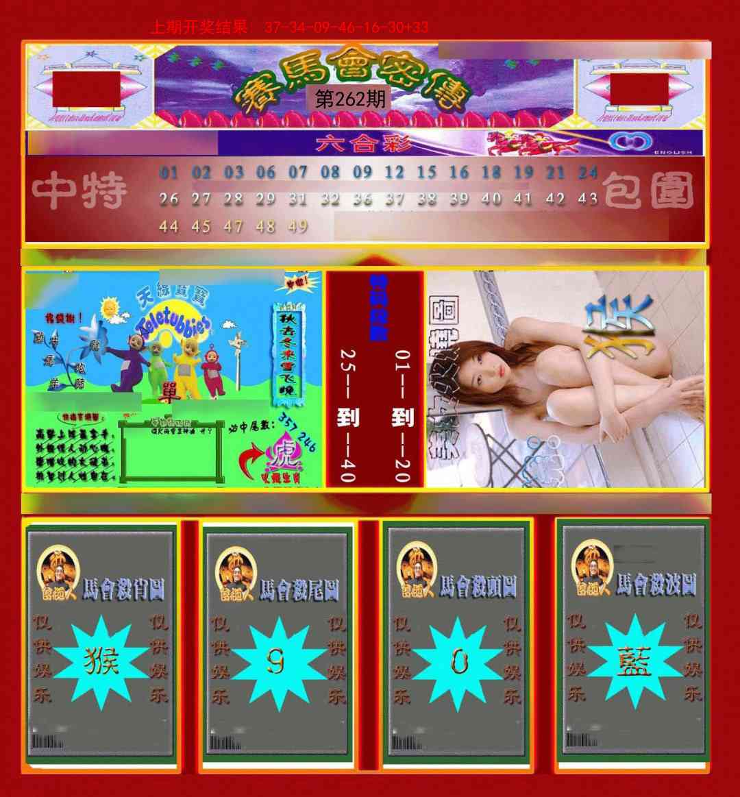 262期赛马会密传[图]