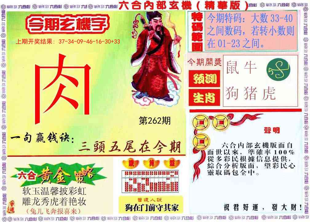 262期内幕玄机报[图]
