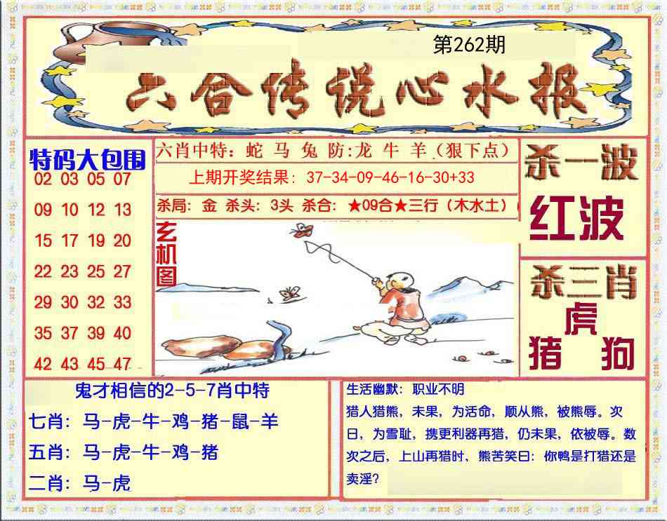 262期六合传说(心水版)[图]