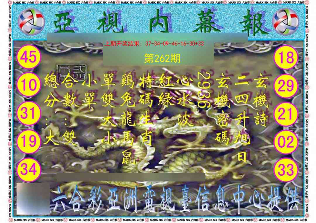 262期亚视内幕报[图]