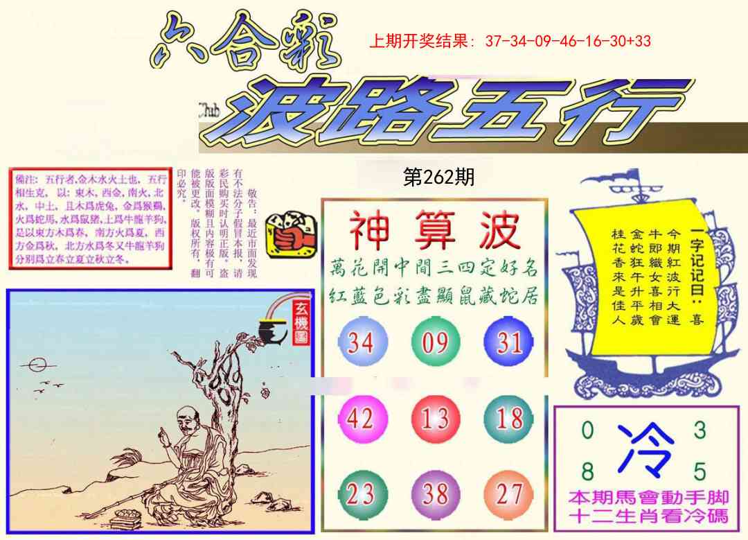 262期波路五行[图]