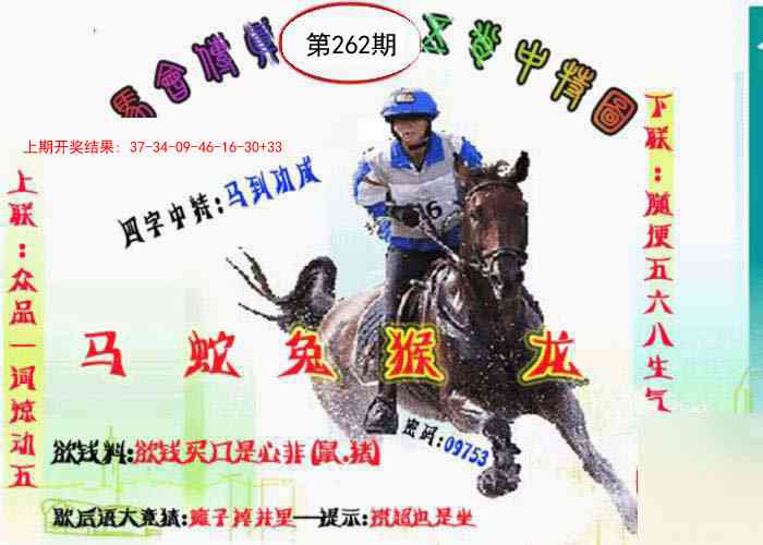 262期马会传真-五肖料[图]