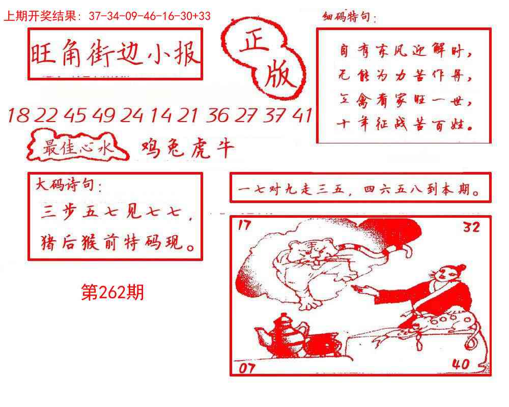 262期旺角街边小报[图]