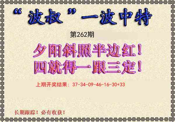 262期波叔一波中特[图]