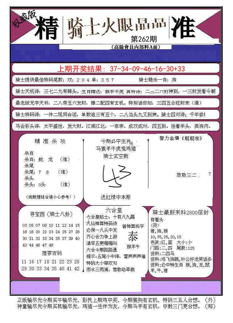 262期骑士火眼晶晶B[图]