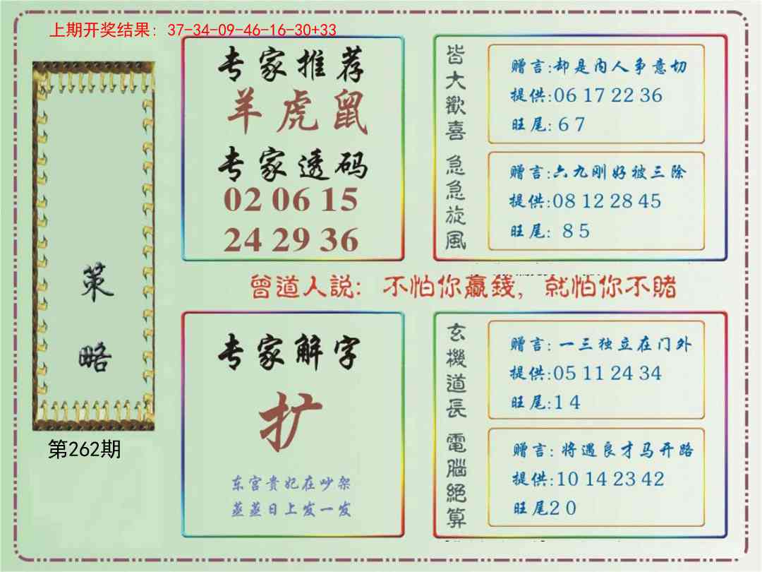 262期策略[图]