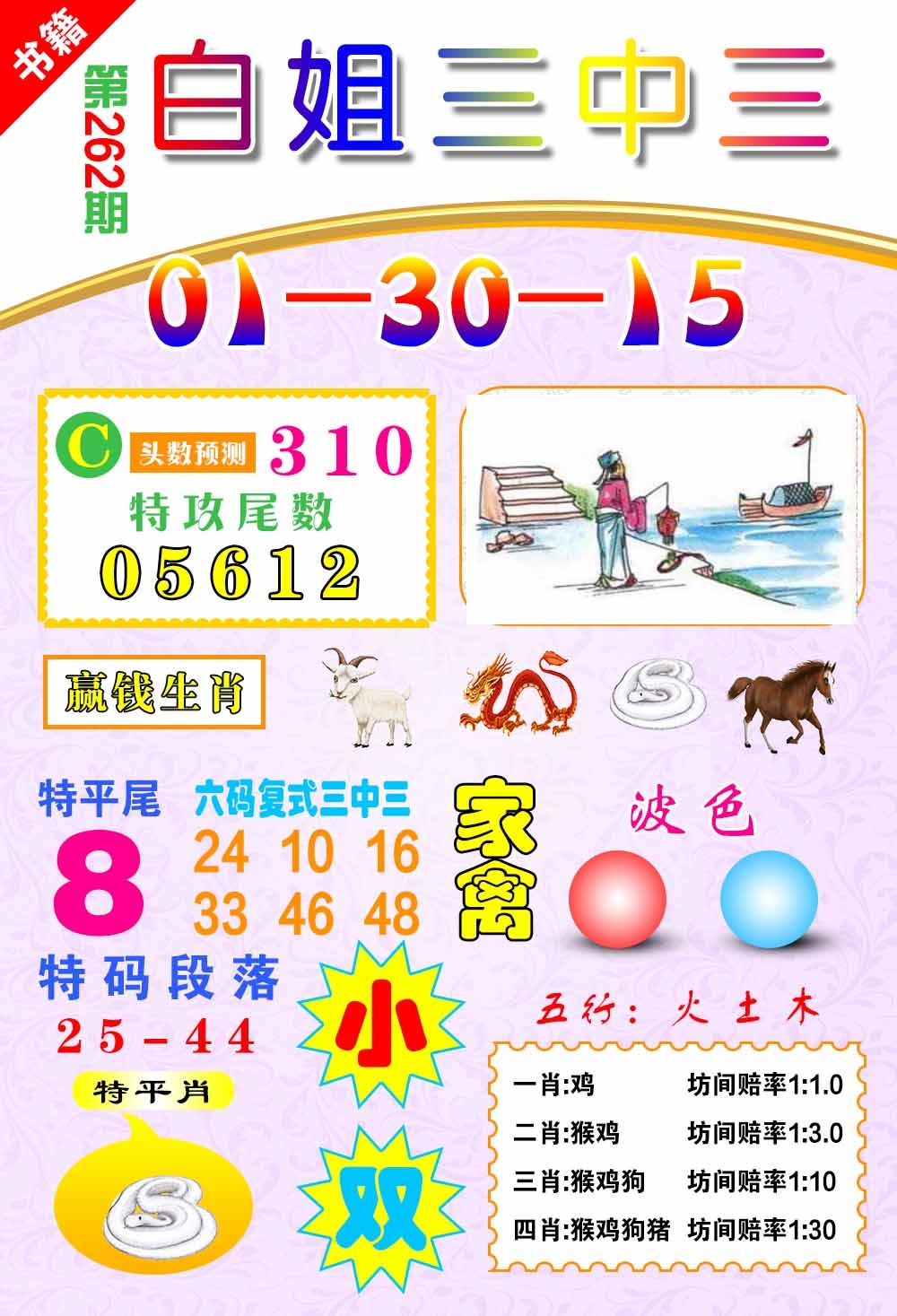 262期澳门白姐锦囊[图]