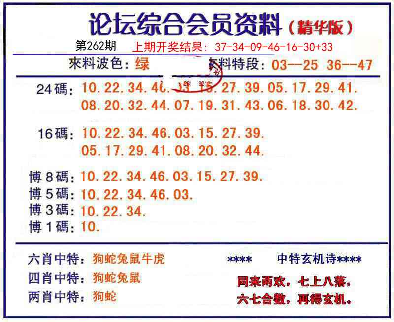 262期综合会员资料[图]