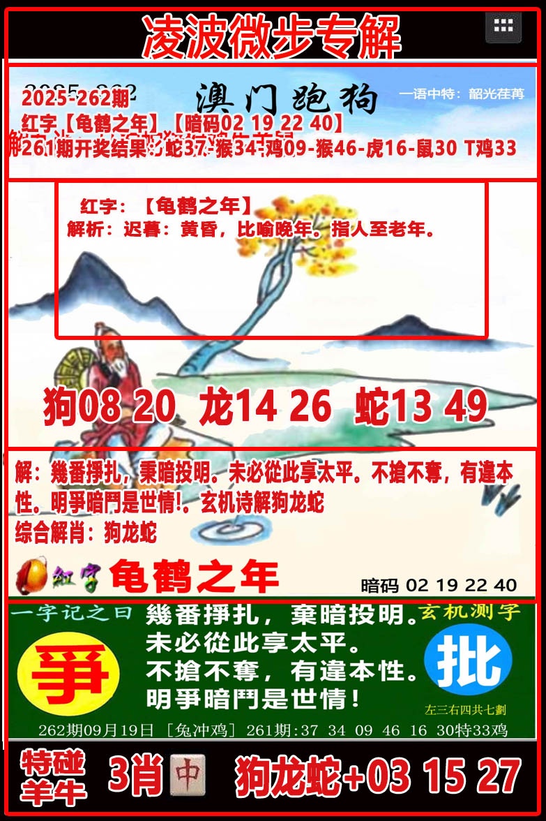 262期凌波微步[图]