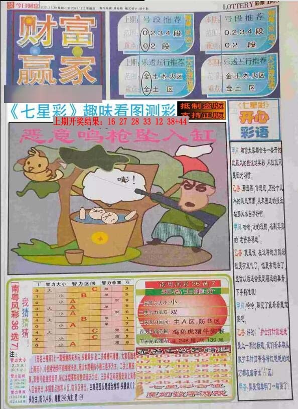 263期七星彩图(高清)[图]