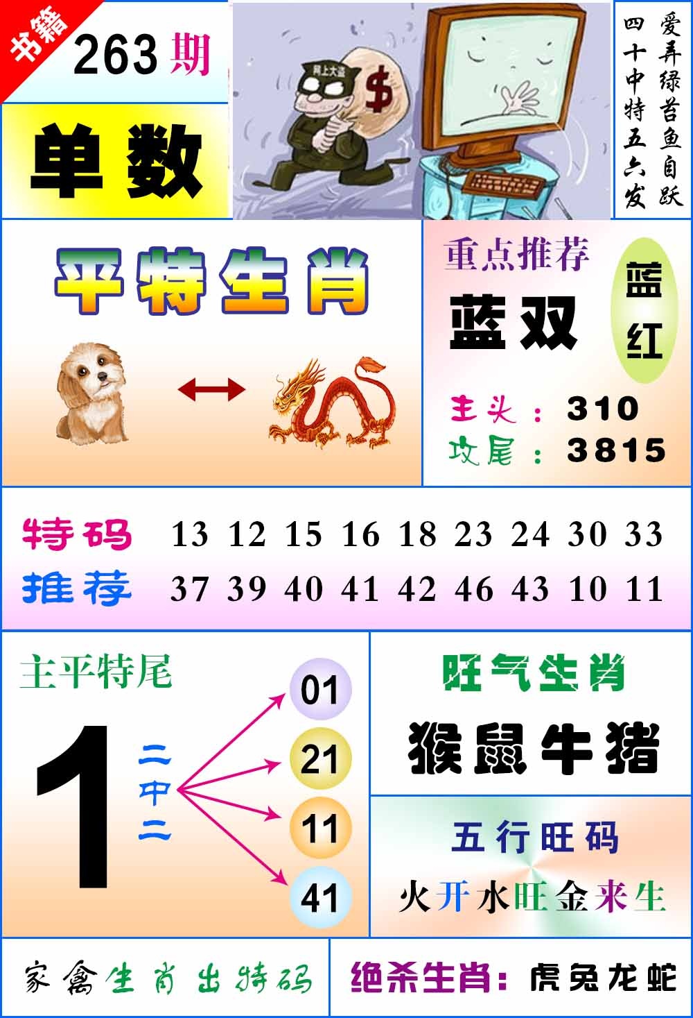 263期澳门风水平特[图]