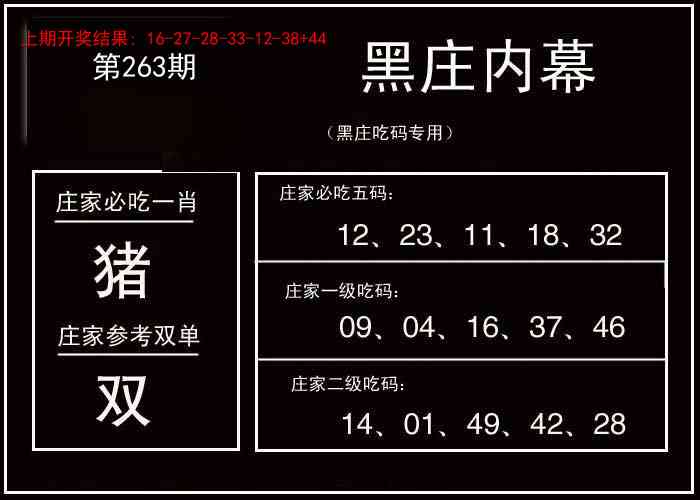 263期黑庄内幕[图]