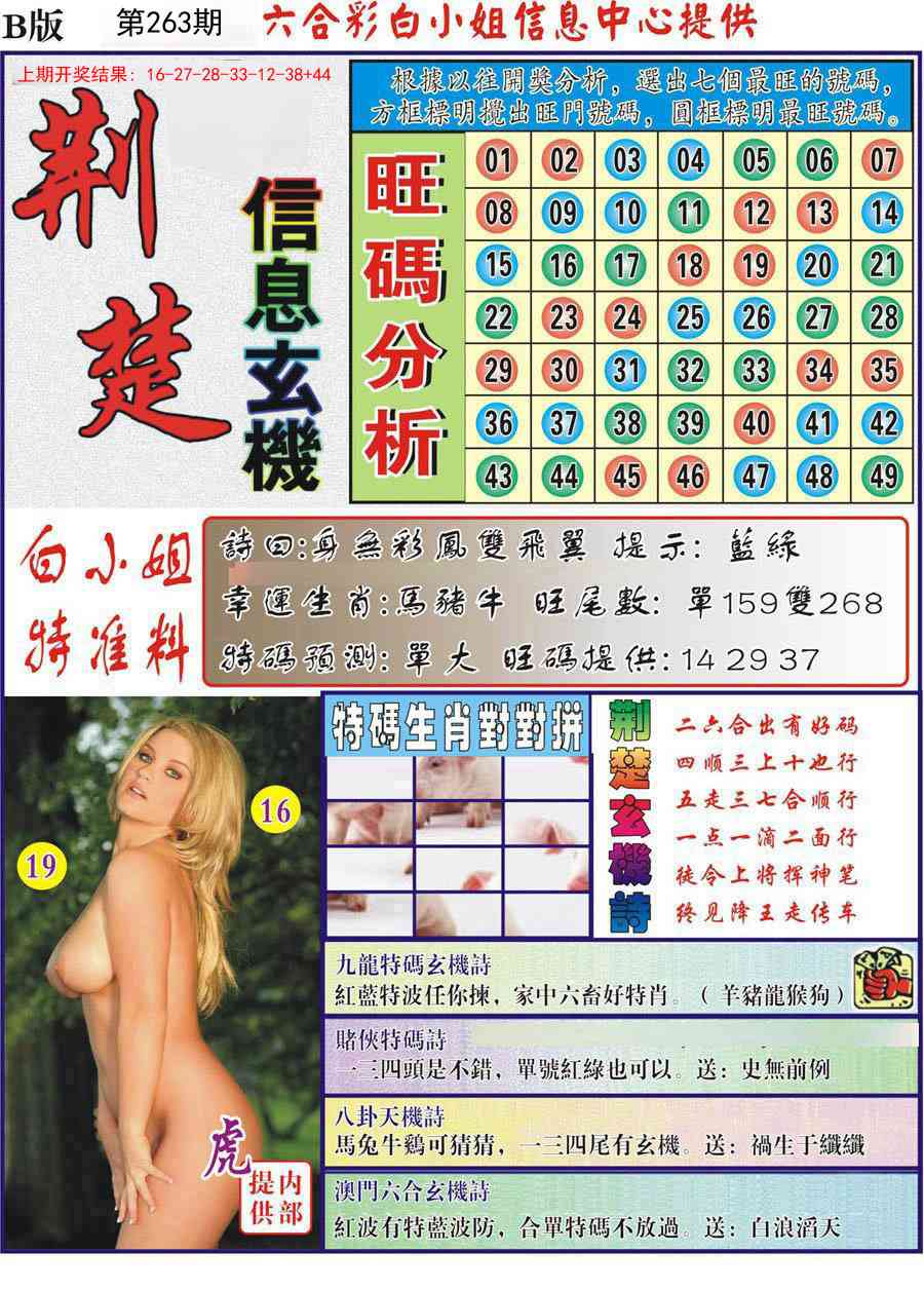 263期荆楚信息玄机B[图]